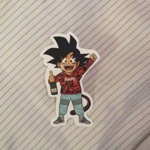 Dragonball Z x BAPE Exclusive Sticker